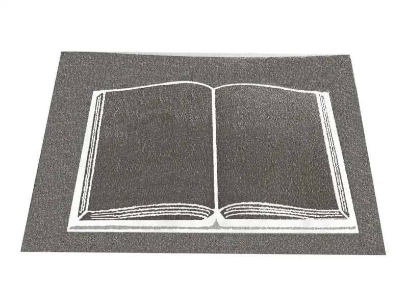 Libro de granito grabado